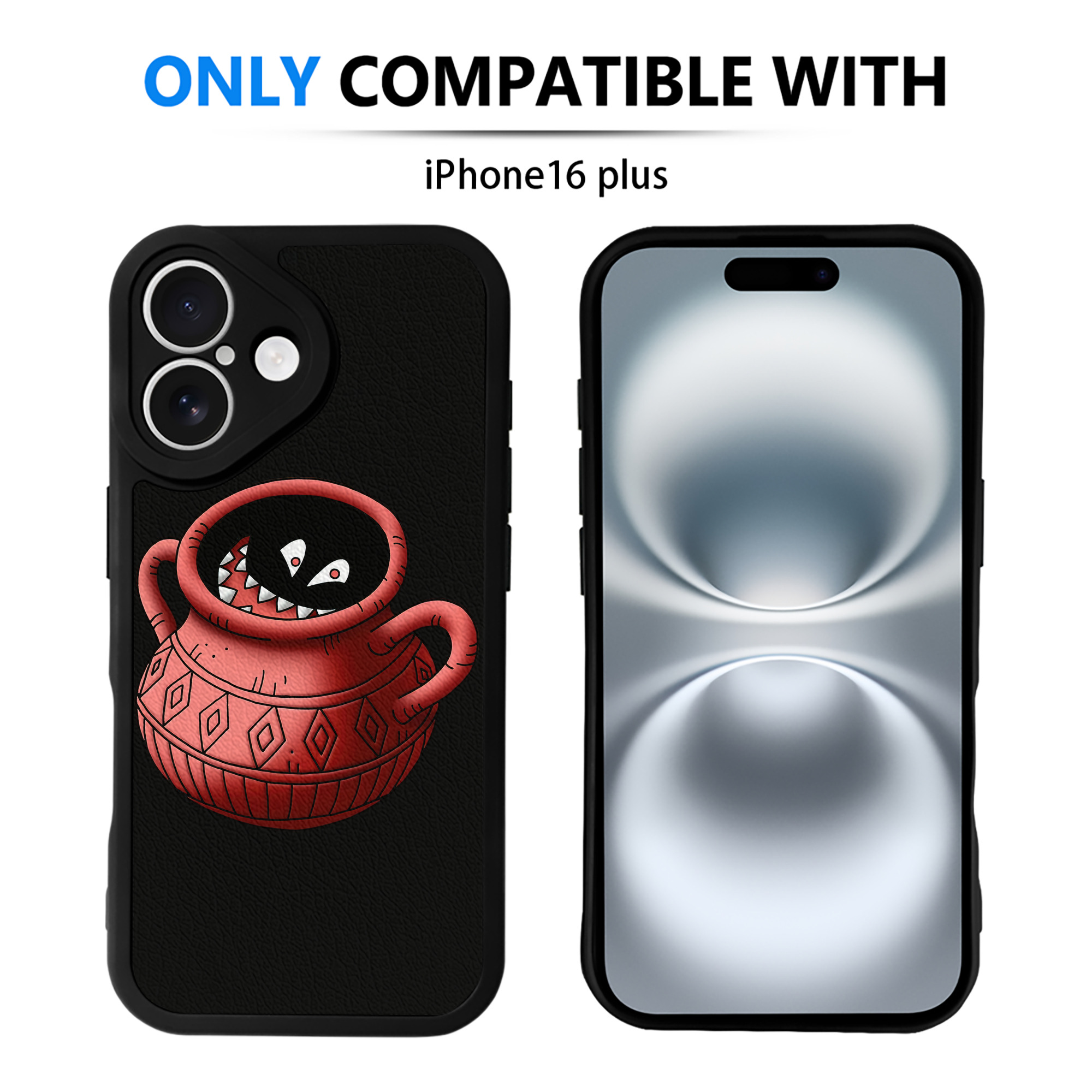 （画像用） ドラゴンクエスト Doragon Kuesuto Dragon Quest 【iPhone 16シリーズ対応】シリコンスマホケース（レザー調） 材質：シリコン